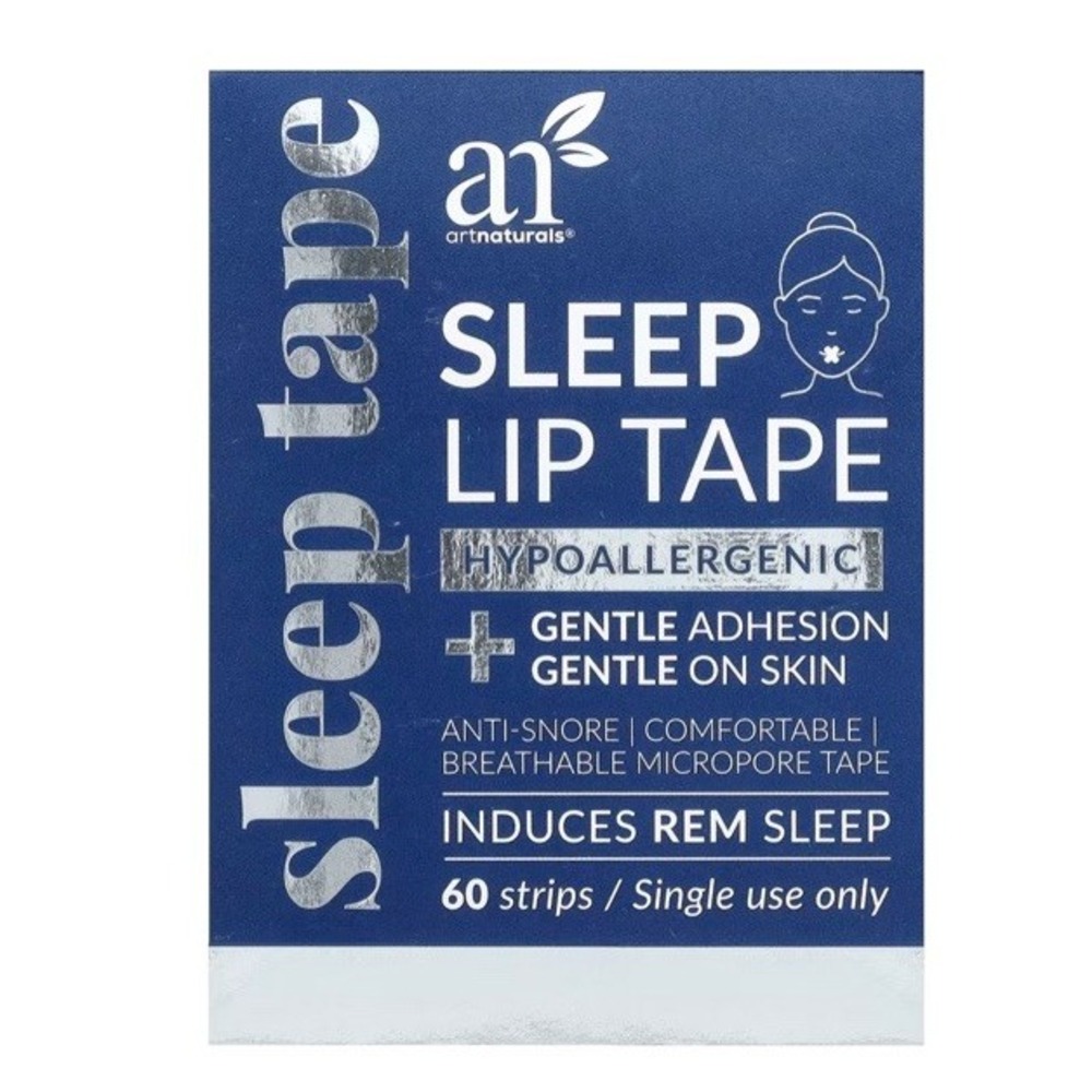 Lot Of 2 Art Naturals Sleep Lip Tape – 60 Strips Each- 120 Total
